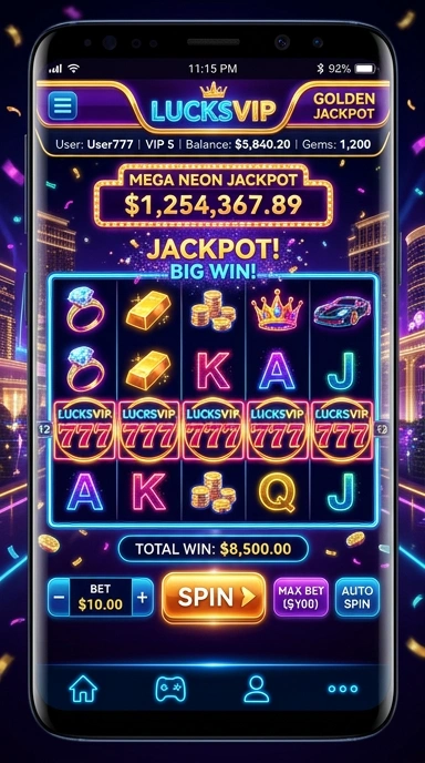 Galeri pratinjau visual lucksvip build APK resmi terbaru